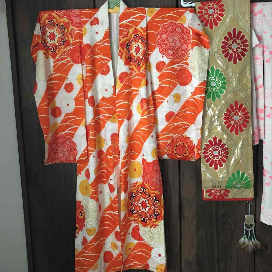 最終お値下げ　七五三　着物　和装　10点セット　7歳　1/2成人式　13歳参り