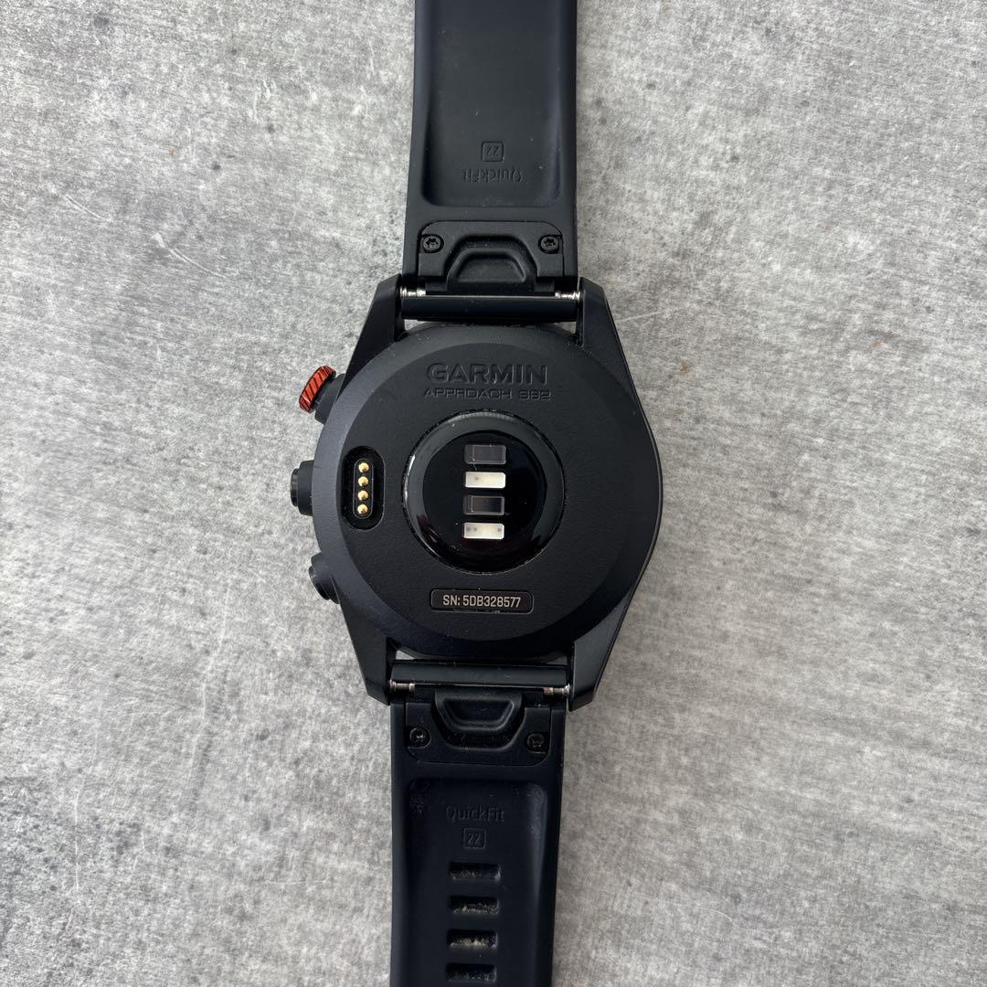 【美品】Garmin GPSナビ ゴルフ用　Approach S62 ブラック