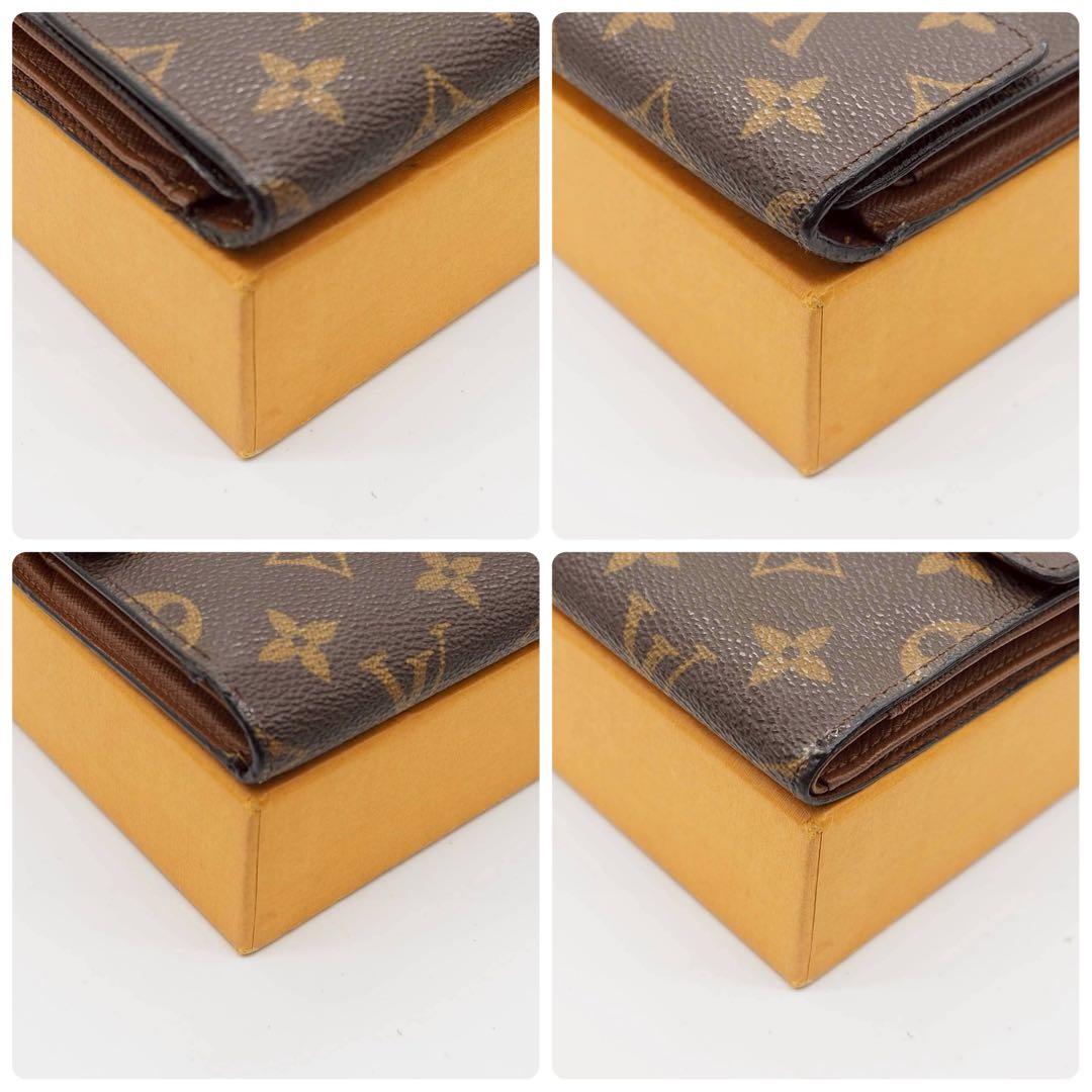 ルイヴィトン ポルトトレゾールエテュイパピエ モノグラム 三つ折り財布