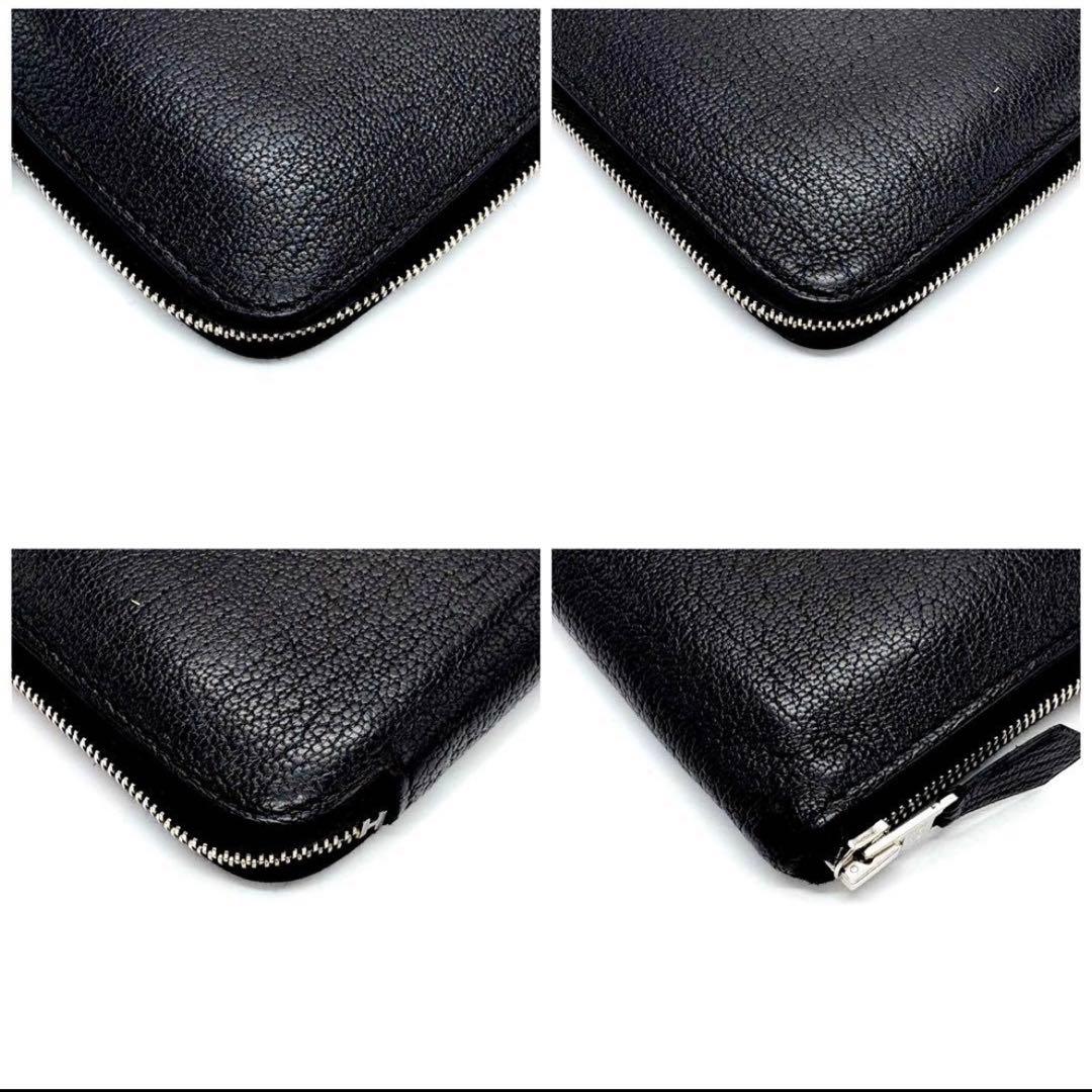 HIRO HERMES エルメス アザップロング 黒 オールレザー ブラッ