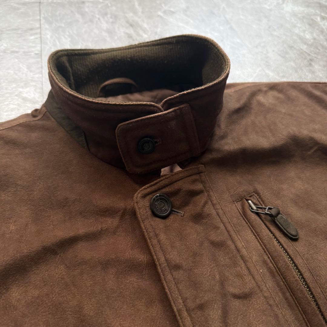 simple life 短丈　スエードレザー　スウィングトップ　ハリントン　中綿