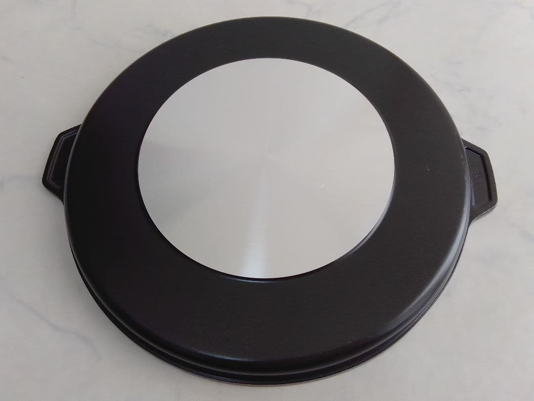 訳あり未使用 MFG 焼物プレート 32cm ガラス蓋 ラジエントヒーター 鍋