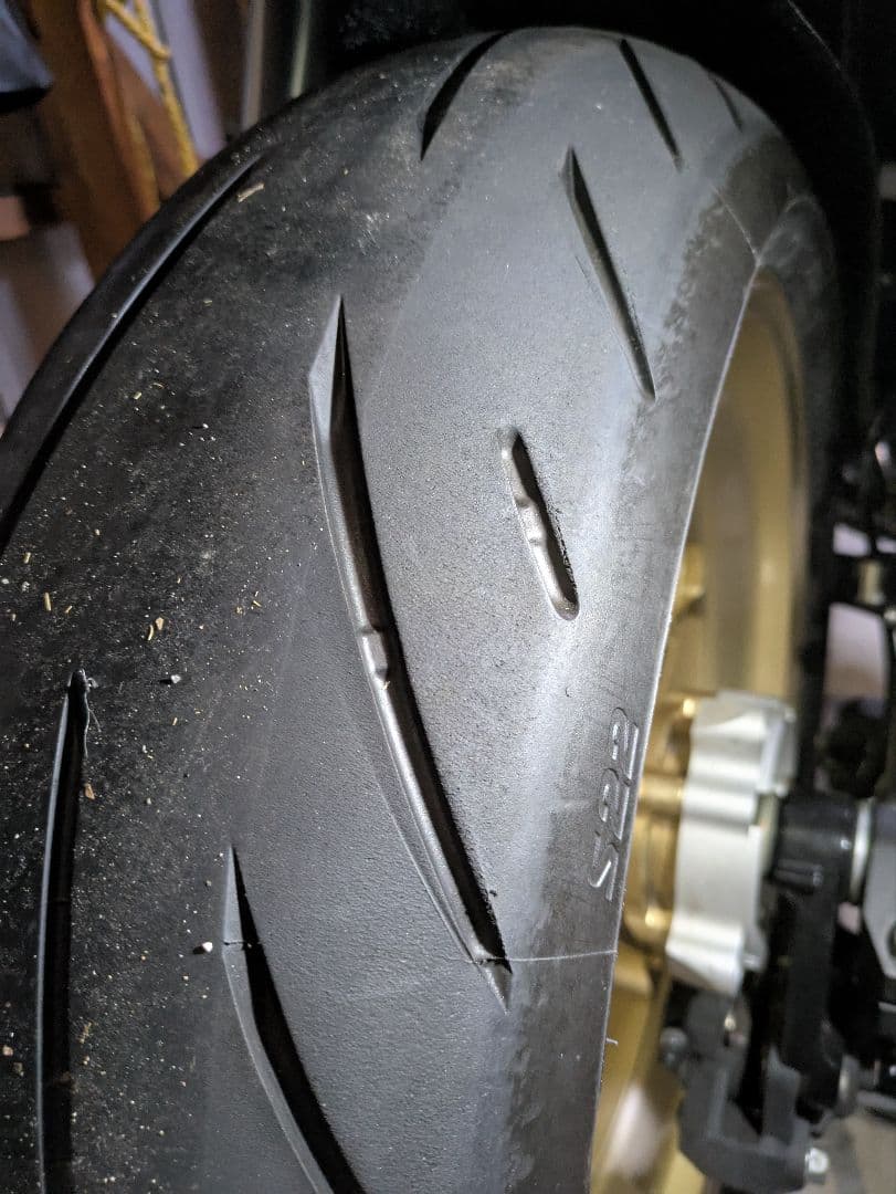 ☆かまきり☆ブリジストンS22　120/70r17 190/50r17