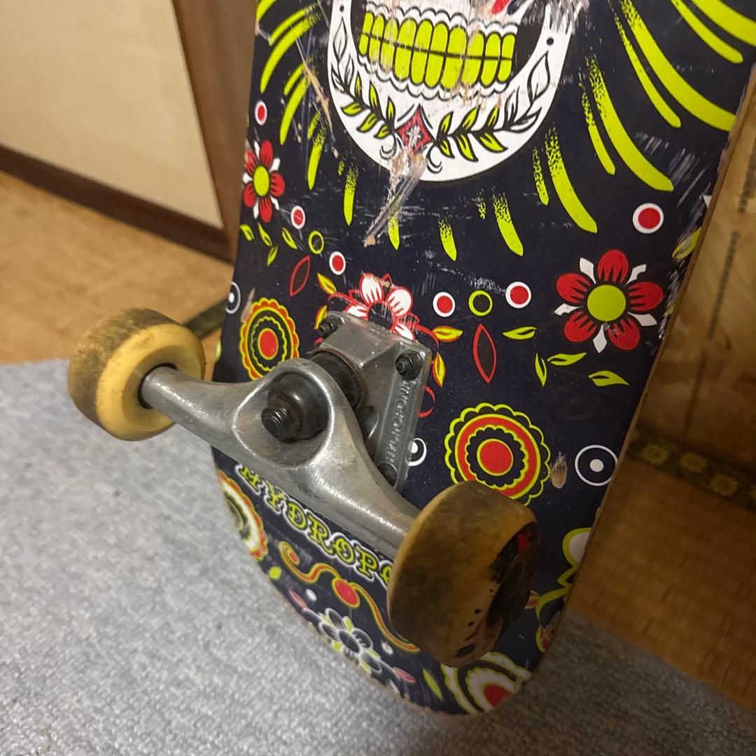 hydroponic スカルデザイン スケートボード