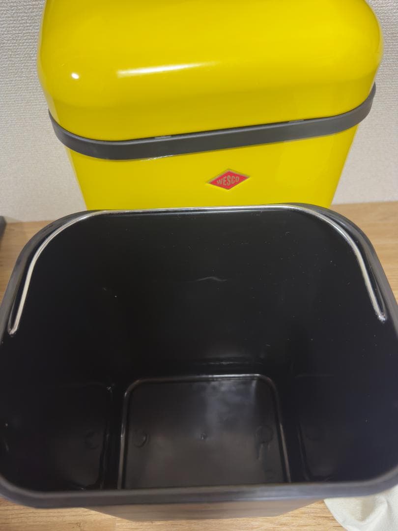 【美品】WESCO ウェスコ ペダルビン13L ペダル付きのゴミ箱