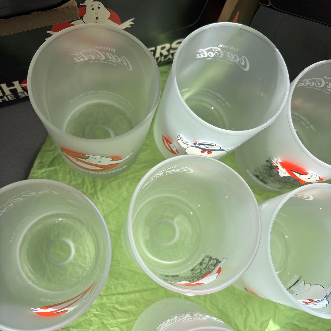 激レア！当時もの！箱付きコカ・コーラ　ゴーストバスターズグラス12個　④ラスト