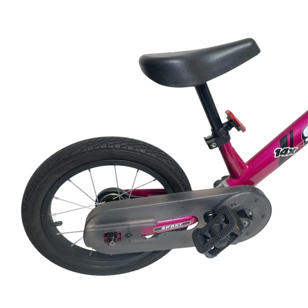 美品　ストライダー キッズバイク STRIDER 14X　フューシャピンク