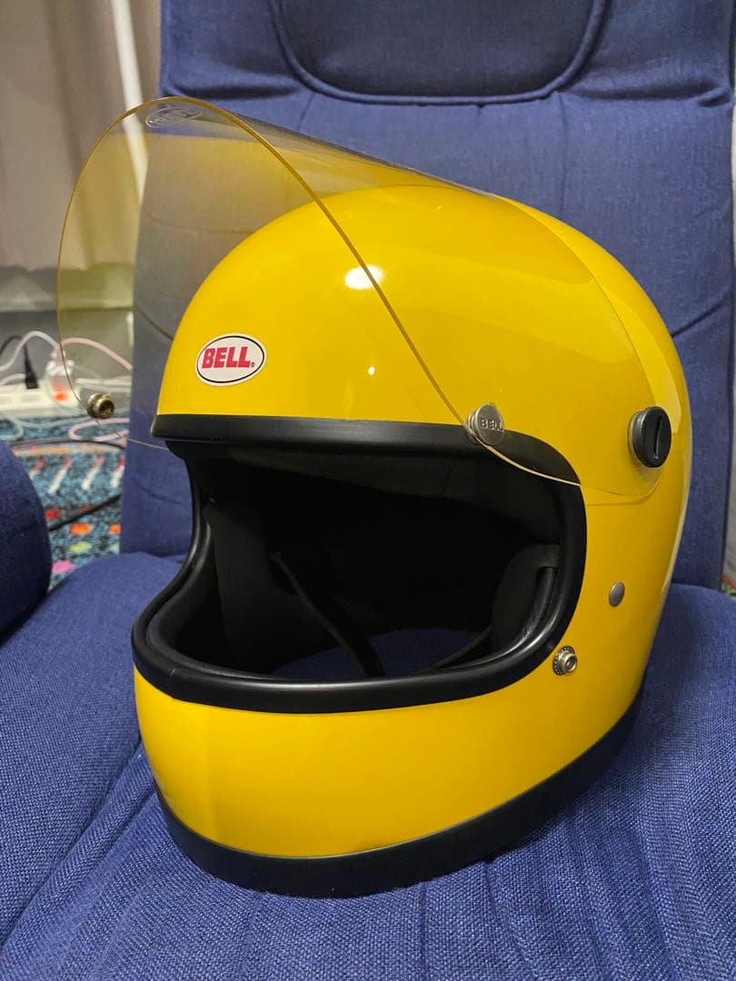 BELL ヘルメット　STARⅡ復刻モデル、イエローXL、新品ピボットキット付き