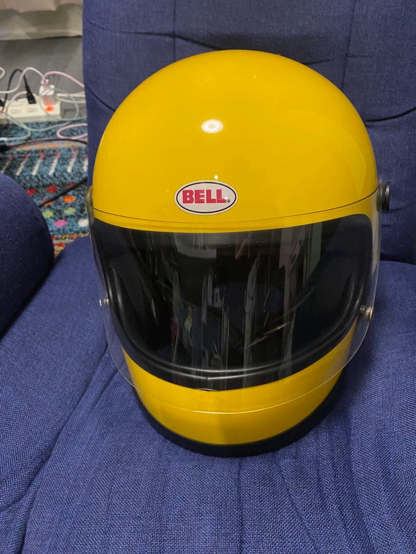 BELL ヘルメット　STARⅡ復刻モデル、イエローXL、新品ピボットキット付き