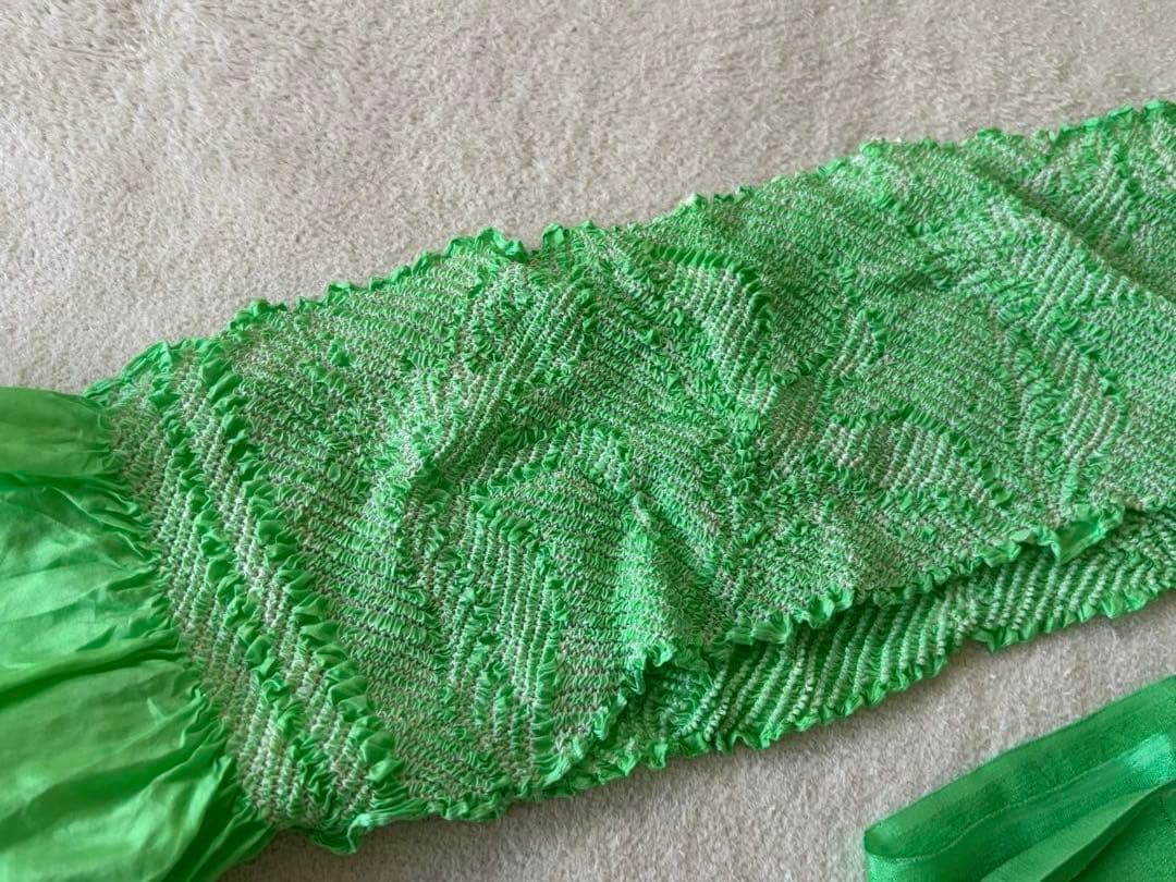 c*u様 美品 ７歳 七五三 お着物セット 作り帯 バッグ 草履 帯揚げ しごき