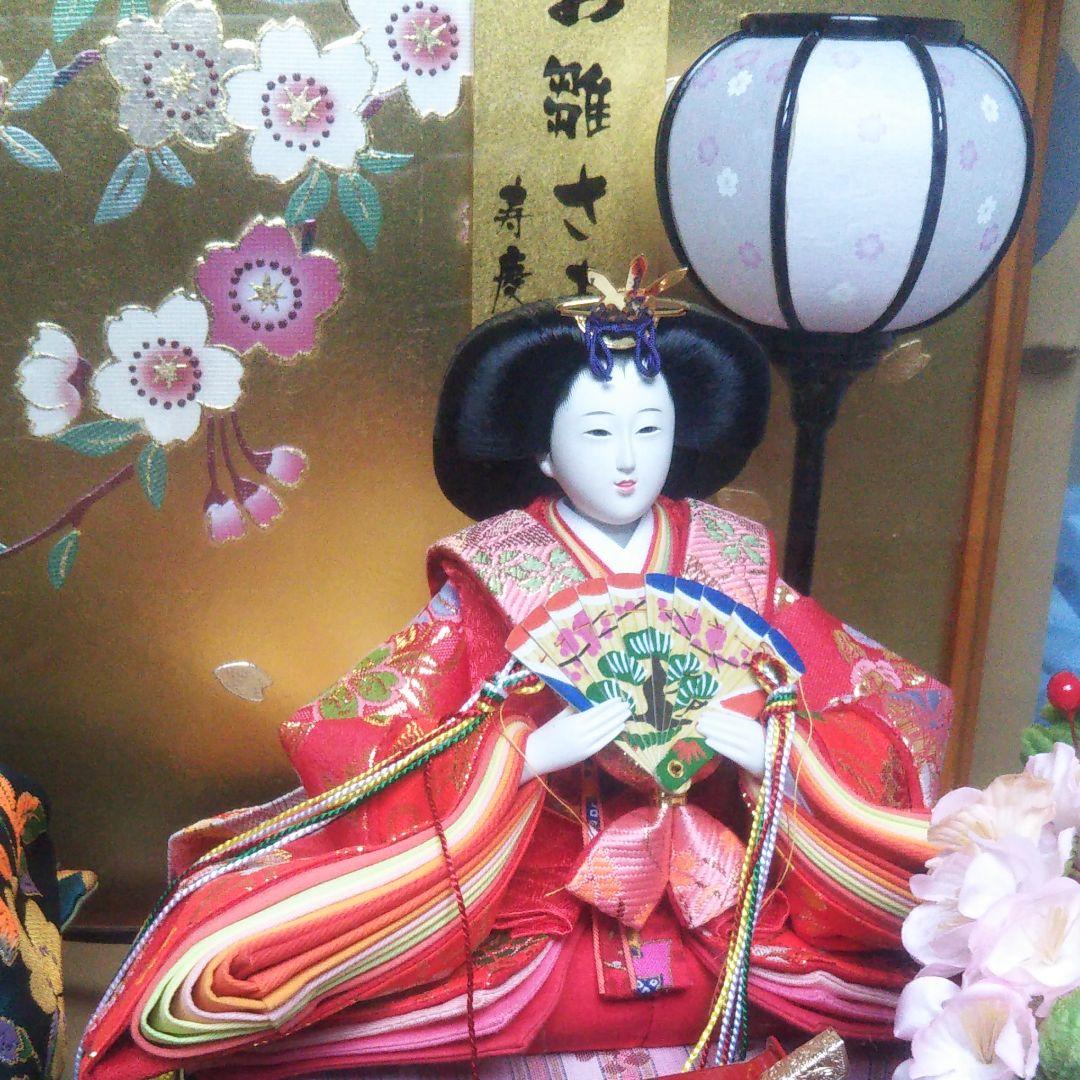 ガラスケース付お雛様