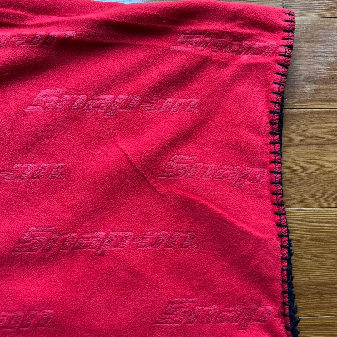 snap-on 赤黒ハーフケット　ブランケット