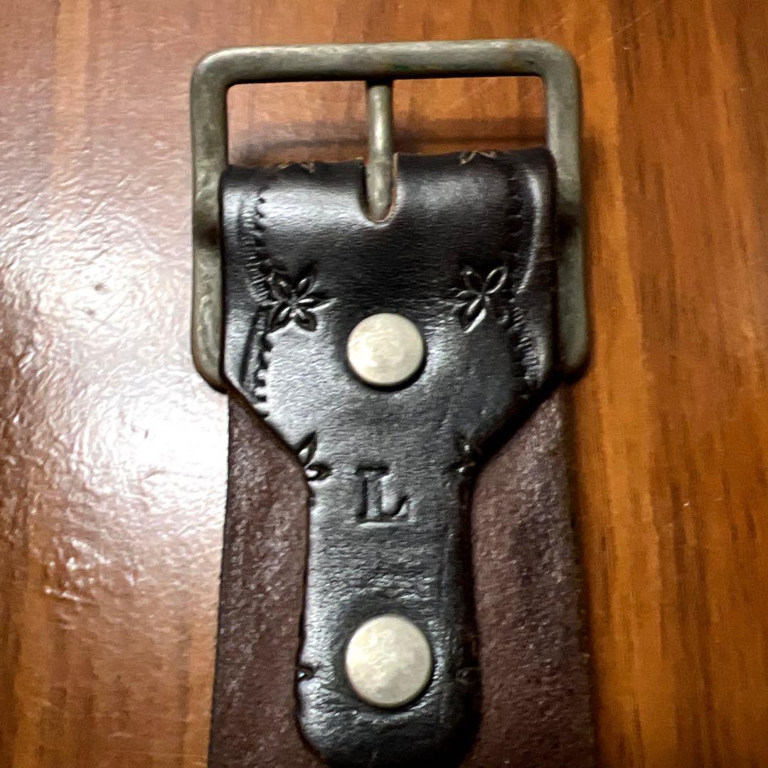 古着Lサイズ RATS WAY OF LIFE スタッズ レザーベルト