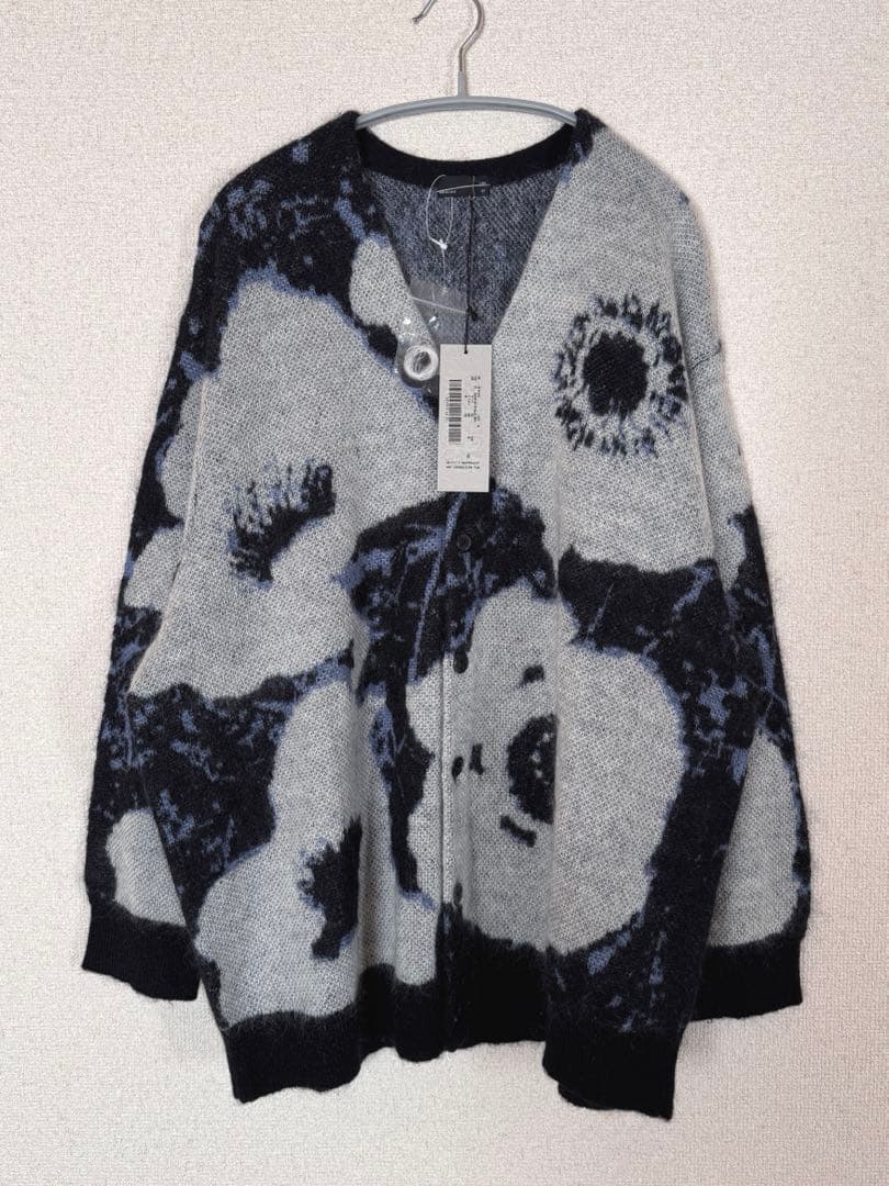 【LAD MUSICIAN】19AW モヘアダブルジャガードカーディガン 44