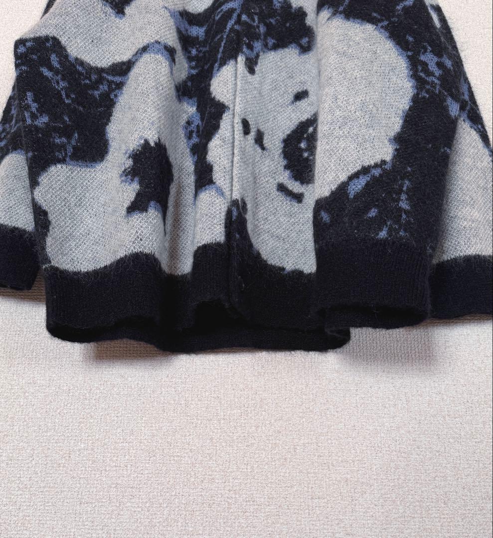 【LAD MUSICIAN】19AW モヘアダブルジャガードカーディガン 44