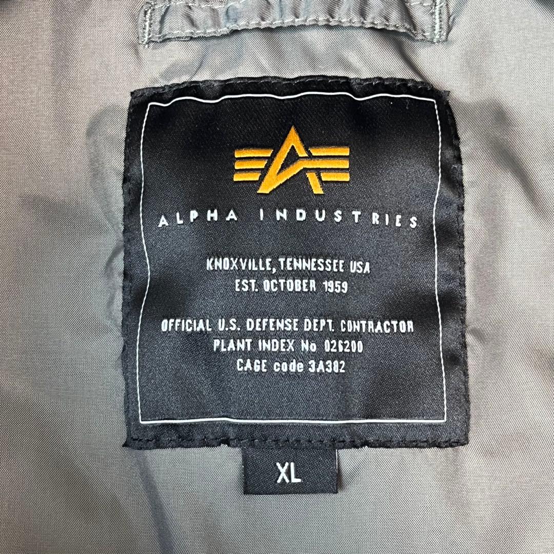 ALPHA INDUSTRIES MA-1 フライトジャケット カーキ XL