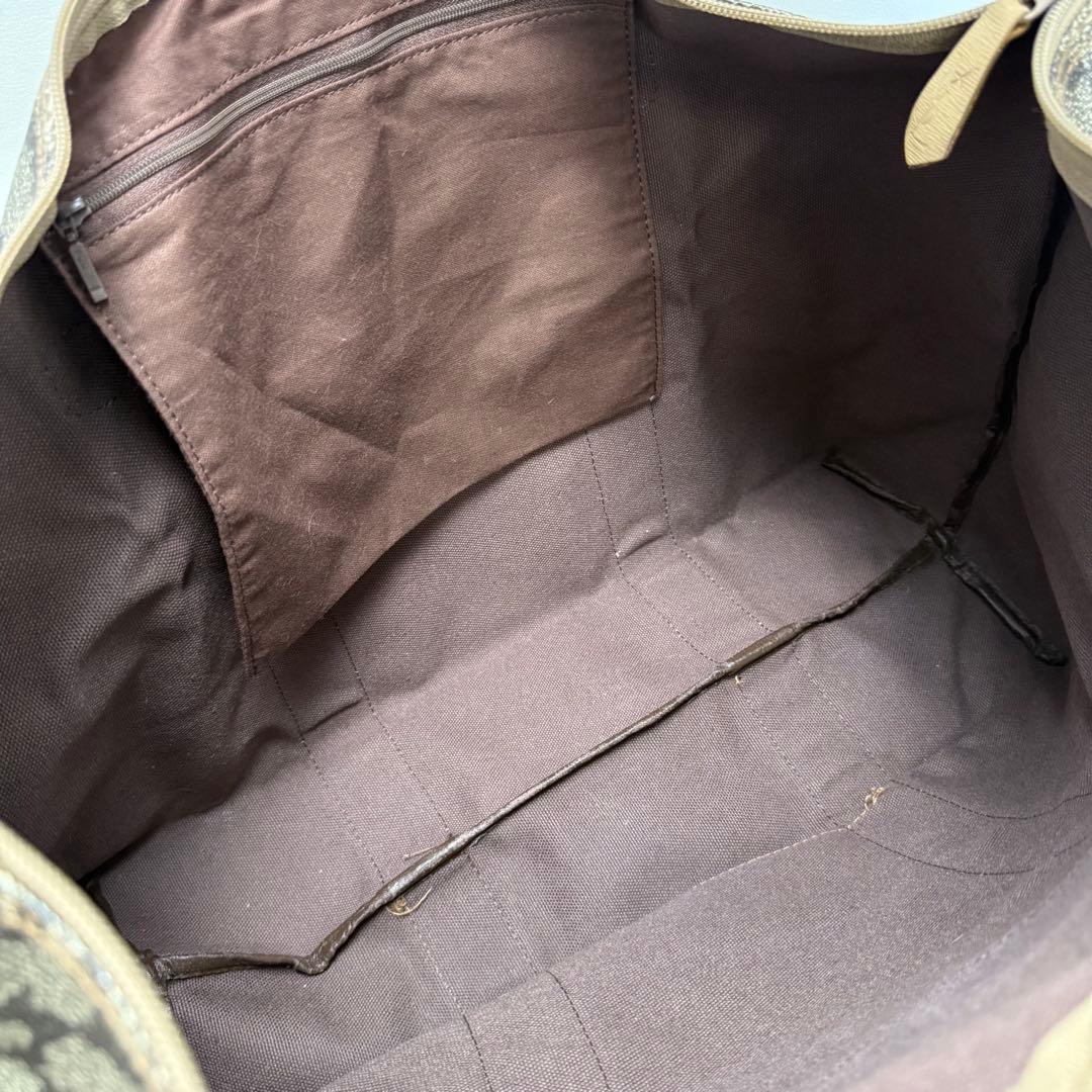 YSL イヴサンローラン ボストンバッグ 肩掛け 大容量 ジラフ柄 PVC 美品