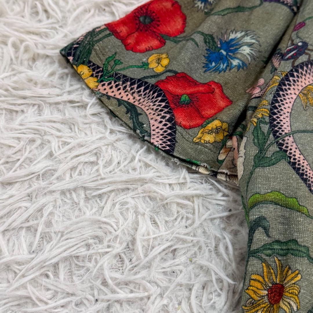 16725✨GUCCI 17AW Flora Snake Print Tシャツ