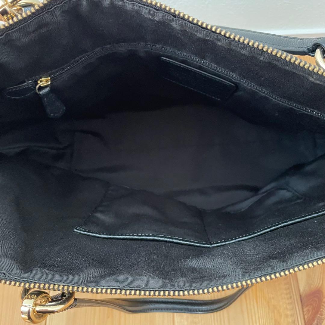 COACH トートバッグ A4 ブラック 通勤通学