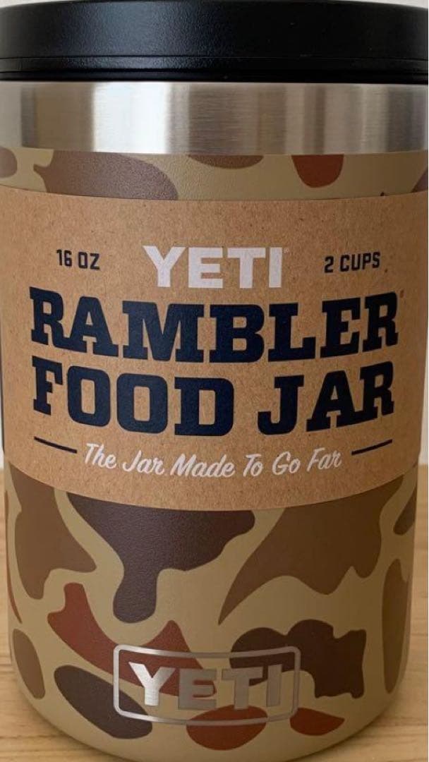 YETI RAMBLER フードジャー カモ 柄16oz FOOD JAR 迷彩