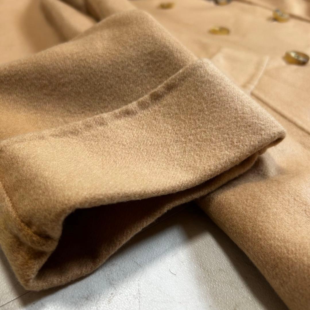 ville d’azur カシミヤ100% 一枚生地　ダブル　ロングコート　XL