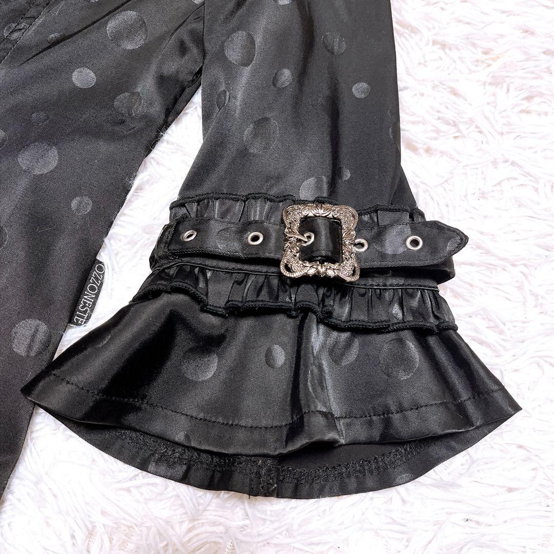 OZZ ONESTE ドット レース トレンチ コート ワンピース ハイネック