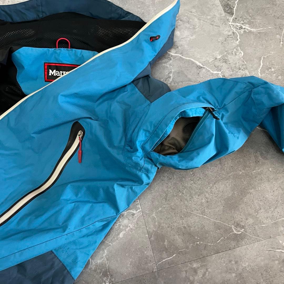 00s Marmot Tech Shell Jacket 青 y2k 撥水