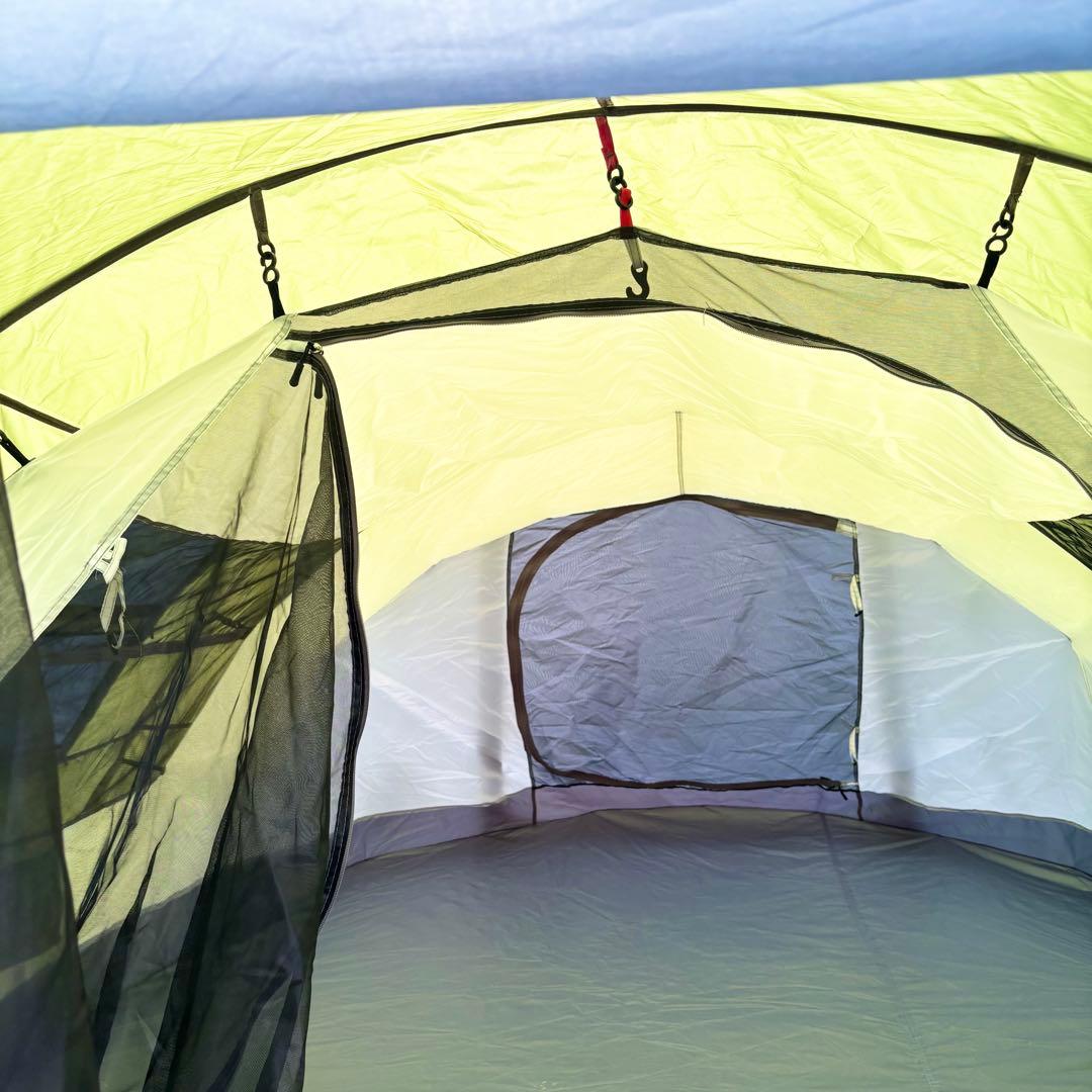 【良品】ayamaya ポップアップテント 4人〜6人用 カーキ ドーム型テント