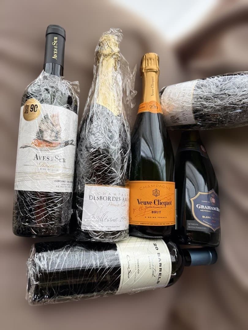 デボルドアミオー２本　ヴーヴクリコ　グラハム・ベック ブラン　武勇　５本セット