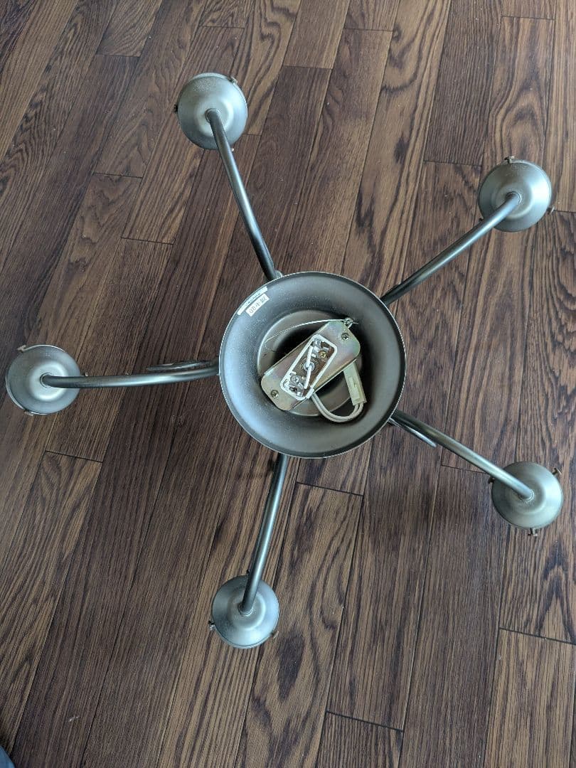 貴重キシマ GEM-6660Cシャンデリア 本体部分のみ（リモコン付）