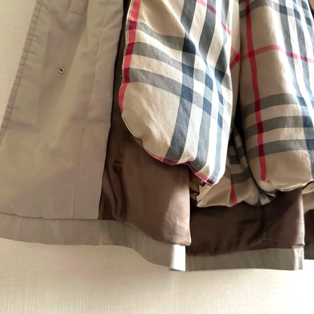 （美品）BURBERRY バーバリー 中綿ライナーフード付き コート 4L