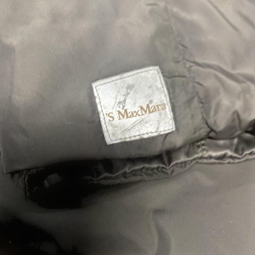 最終値下げマックスマーラ　リバーシブル　ダウンコート　ミンクのトリム美品