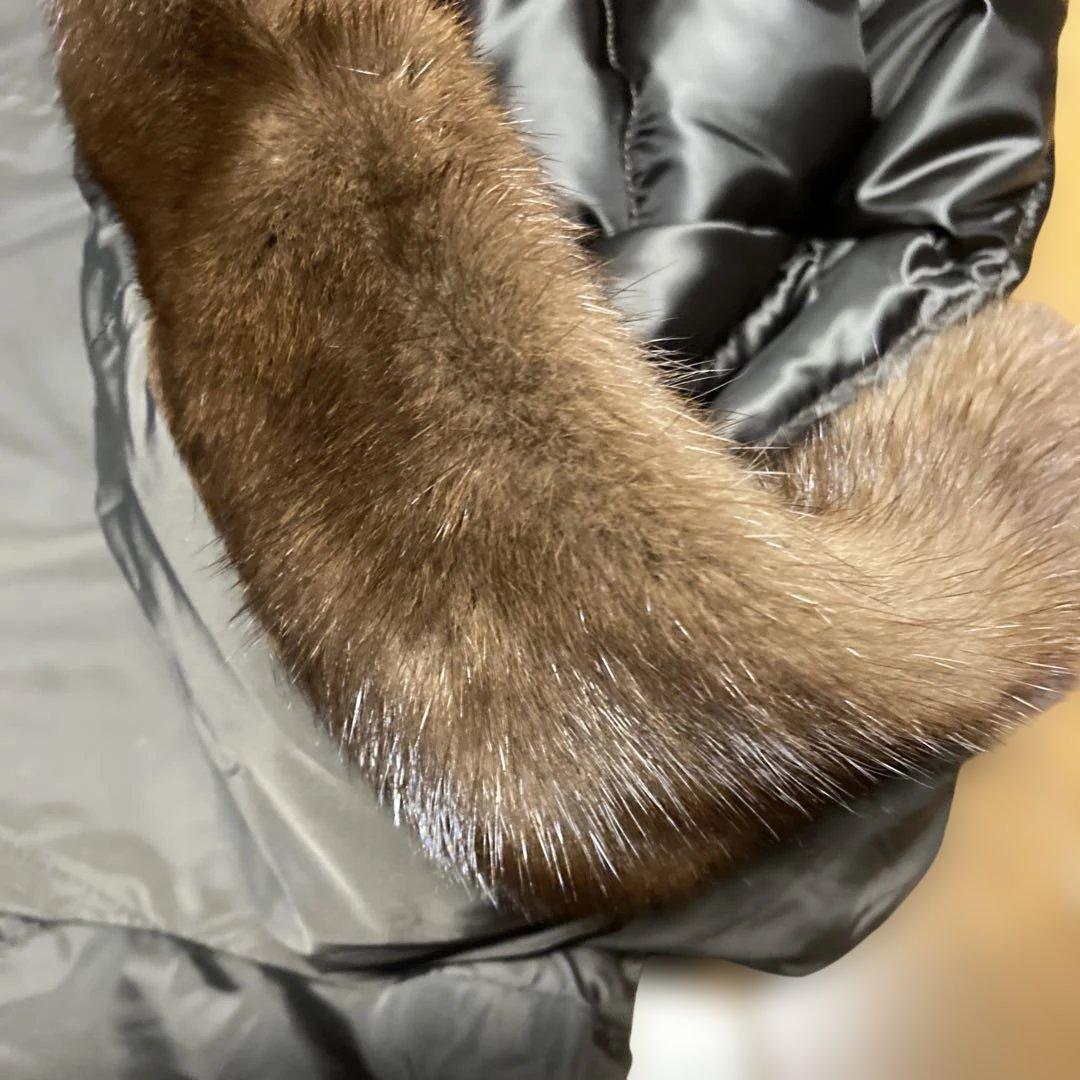 最終値下げマックスマーラ　リバーシブル　ダウンコート　ミンクのトリム美品