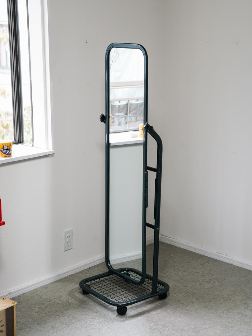 80-90s スタンドミラー 姿見 ミニマル レトロモダン ヴィンテージ