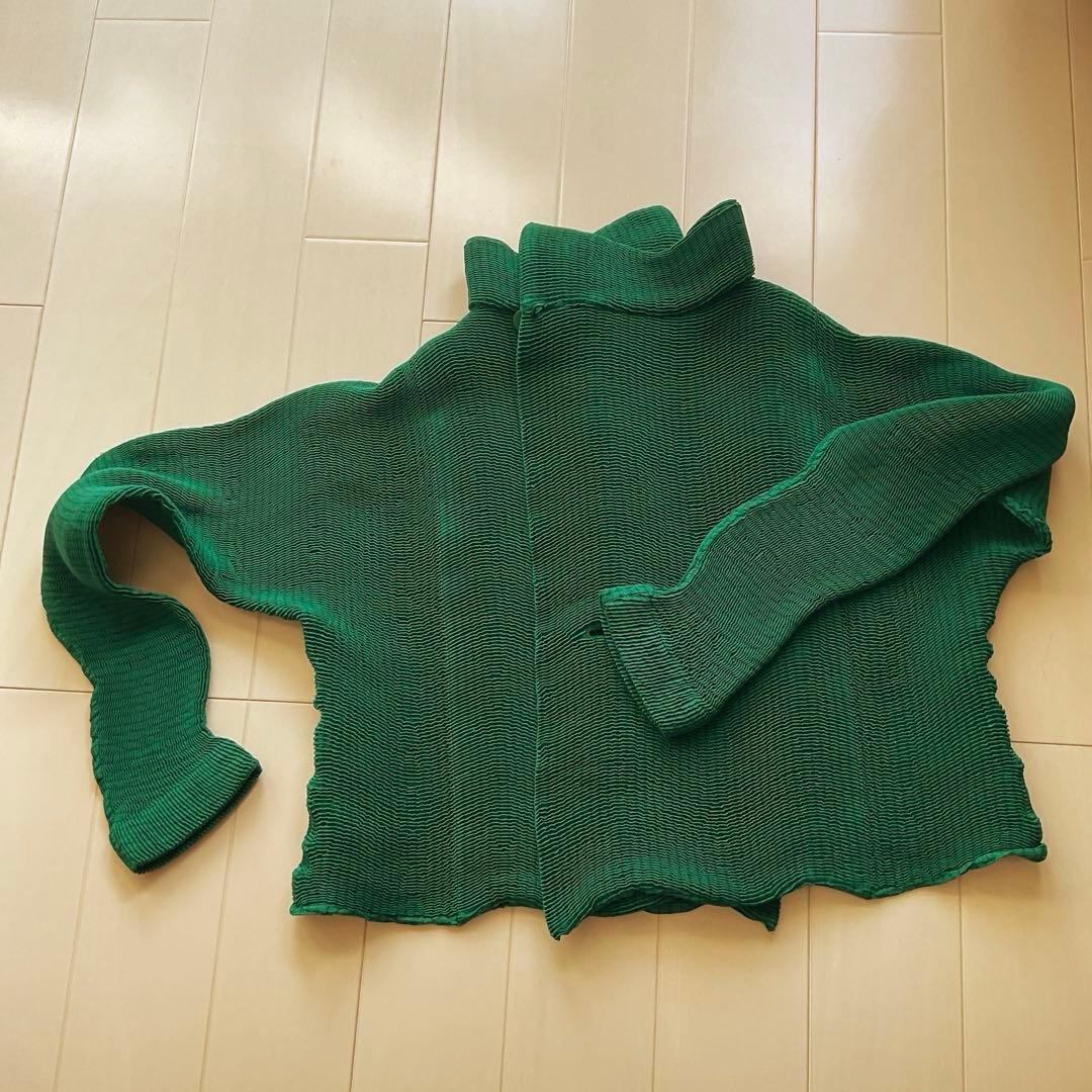 イッセイミヤケ　ストレッチ　ジャケット