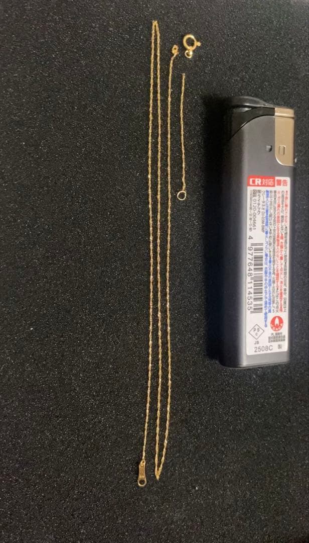 し*ん様 k18 ゴールド ネックレスチェーン ジャンク
