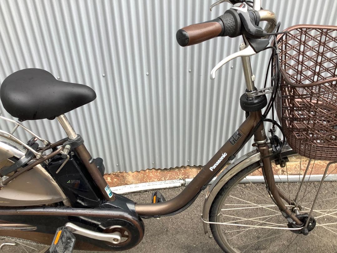 パナソニック新機種電動アシスト自転車viviDX26インチブラウン系ボディー