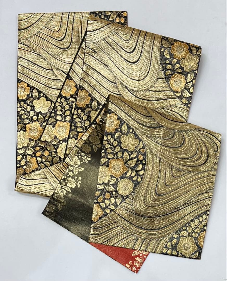 斎藤三才　作家物　金彩加工　振り袖　フルセット　長襦袢　成人式　全通袋帯　731