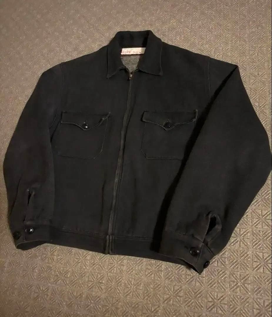 60s ウィップコード コットン ジャケット 墨黒 ブラック 2nd 50s
