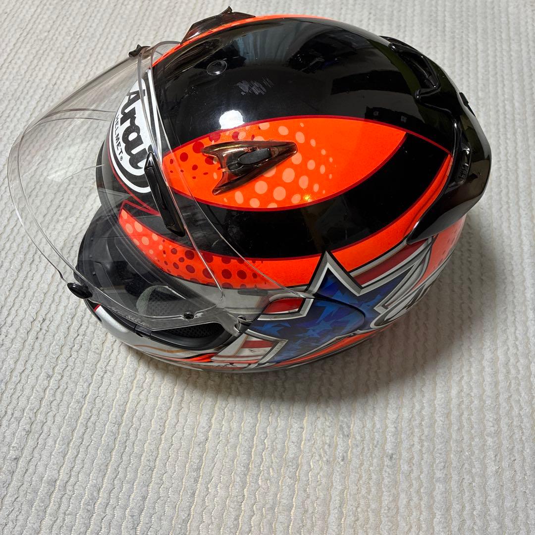 Arai QUANTUM-J オレンジ・ブラック