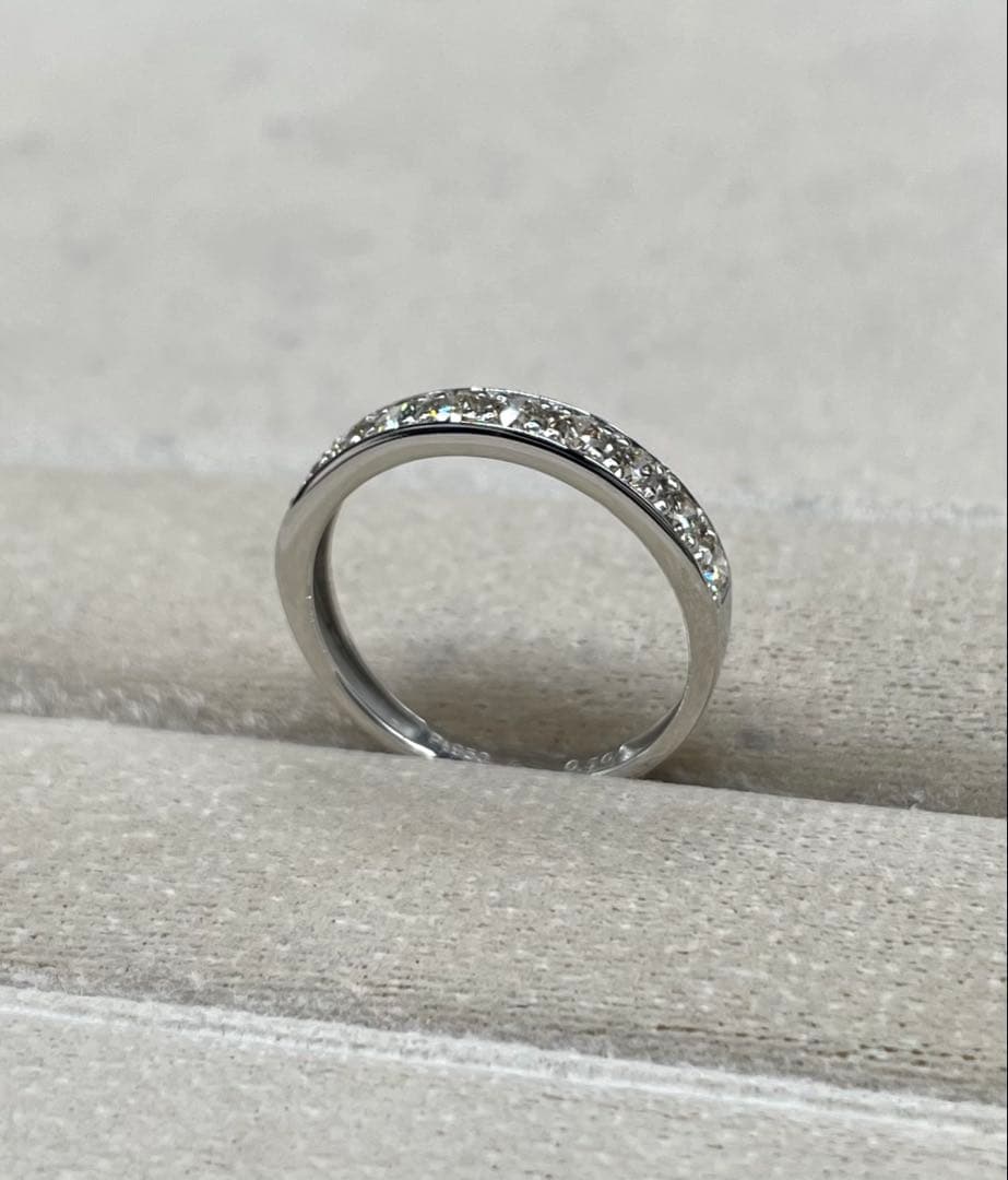 えるJA192★高級 ダイヤモンド0.5ct pt950 エタニティリング