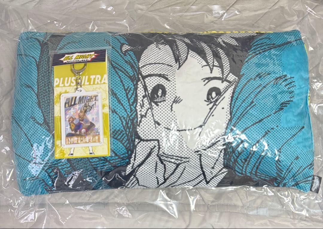 オールマイトのサイン入りキーホルダー 沈むんだけどすごくない？ クッション