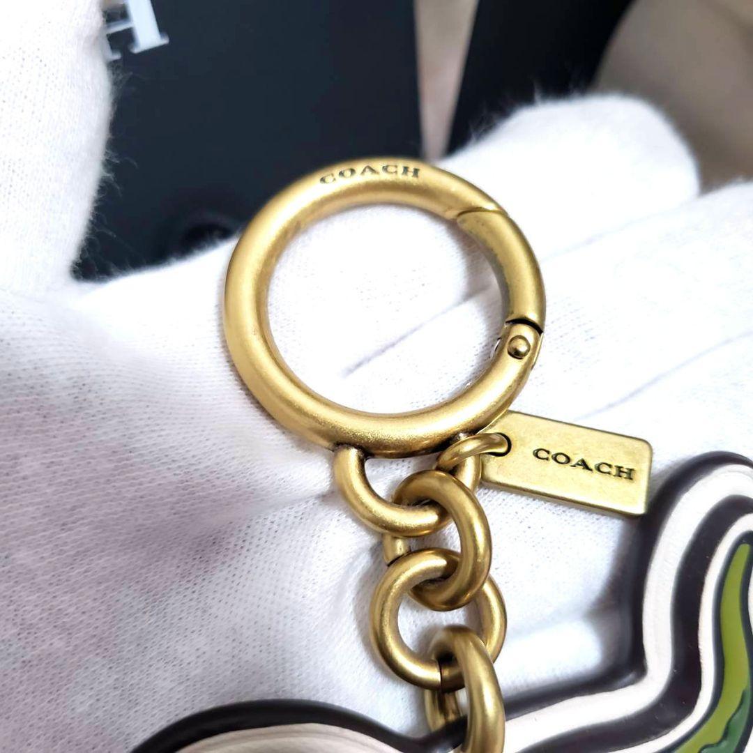 COACH コーチ シグネチャー レキシー キーホルダー キーリング 美品