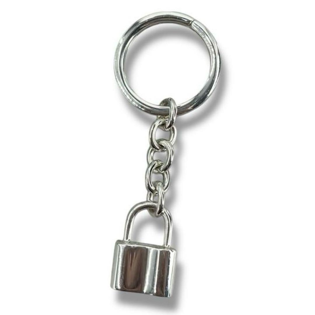美品 Tiffany ティファニー カデナ 南京錠 キーホルダー ストラップ