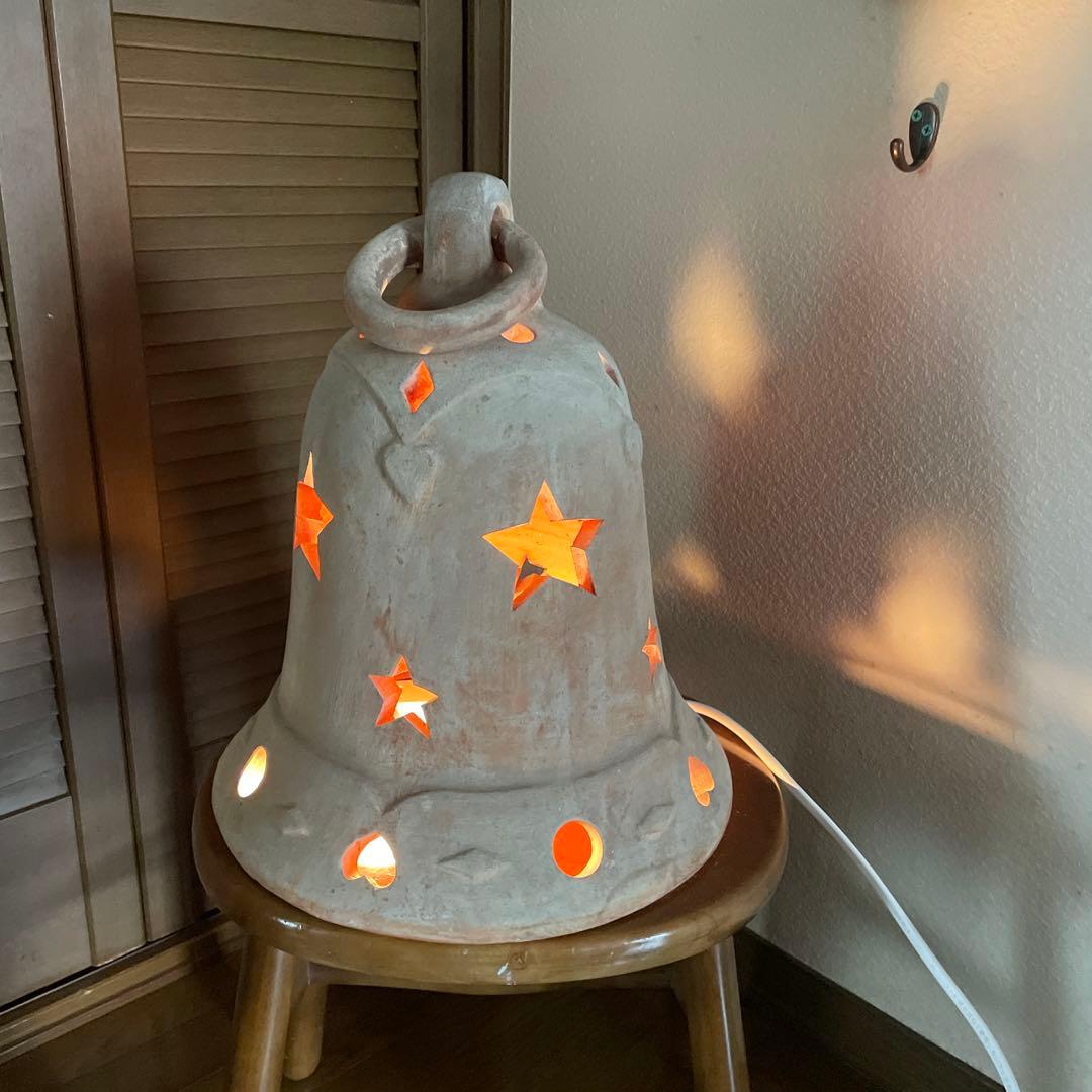 素焼きテラコッタ　特大ベル型