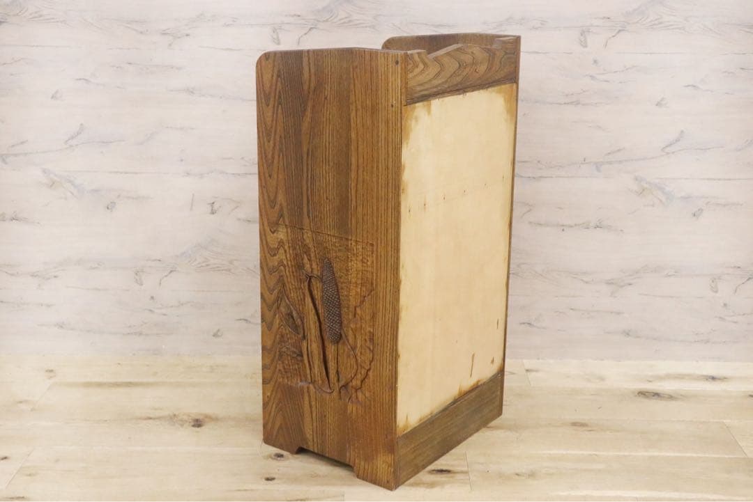 GMFK778○アンティーク調 レトロ 電話台 FAX台 花台 飾り台 彫刻 ク