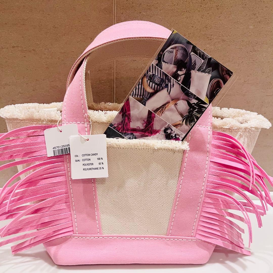 新色⭐︎Eco Suede Tote 【mini】　COTTON CANDY