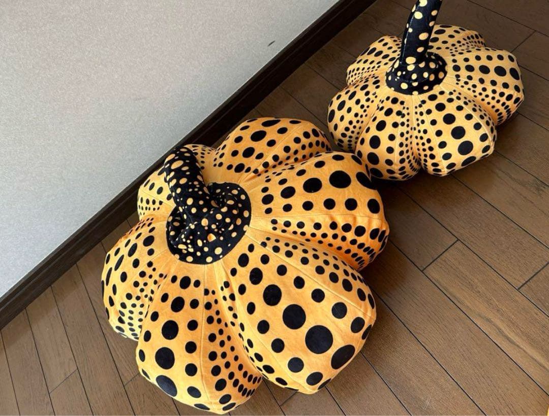 【非売品★草間彌生】3個セット：かぼちゃ クッション