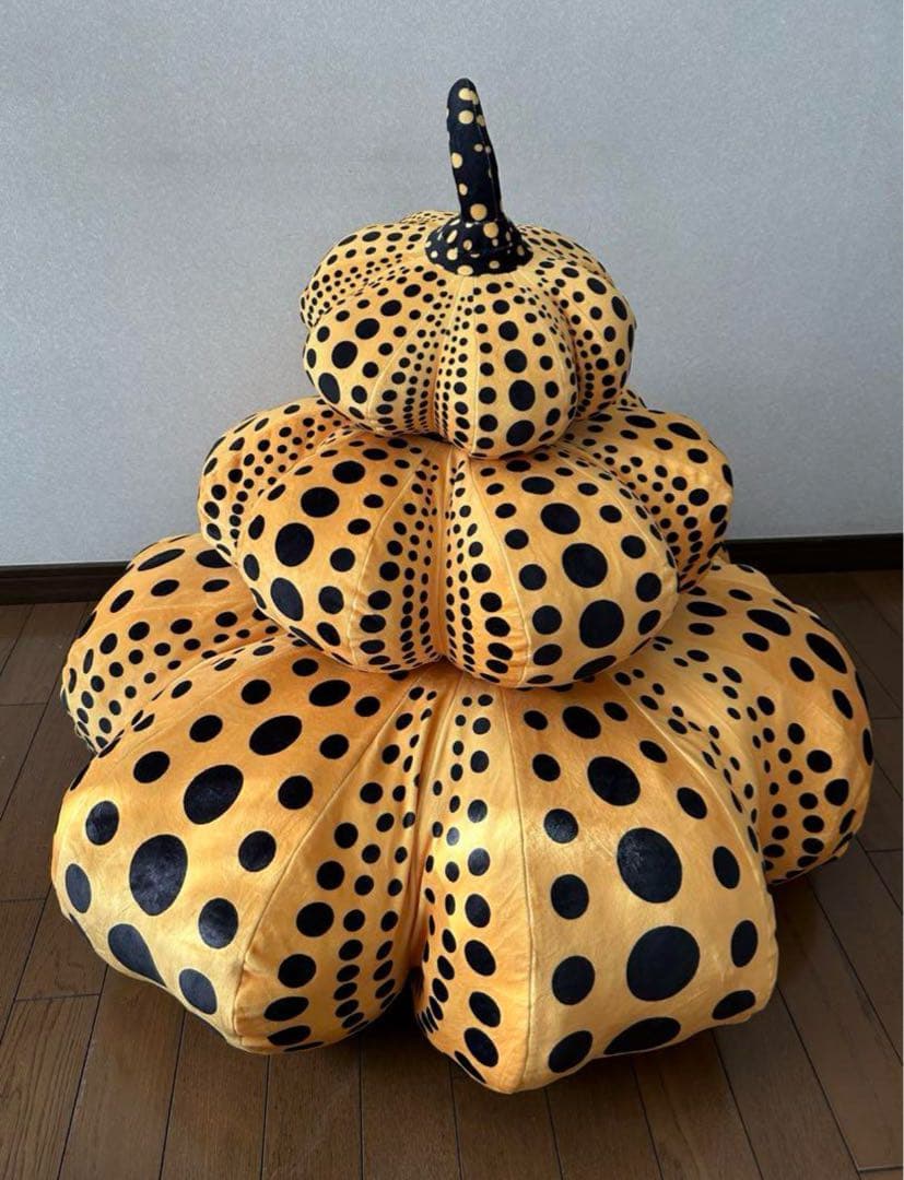 【非売品★草間彌生】3個セット：かぼちゃ クッション