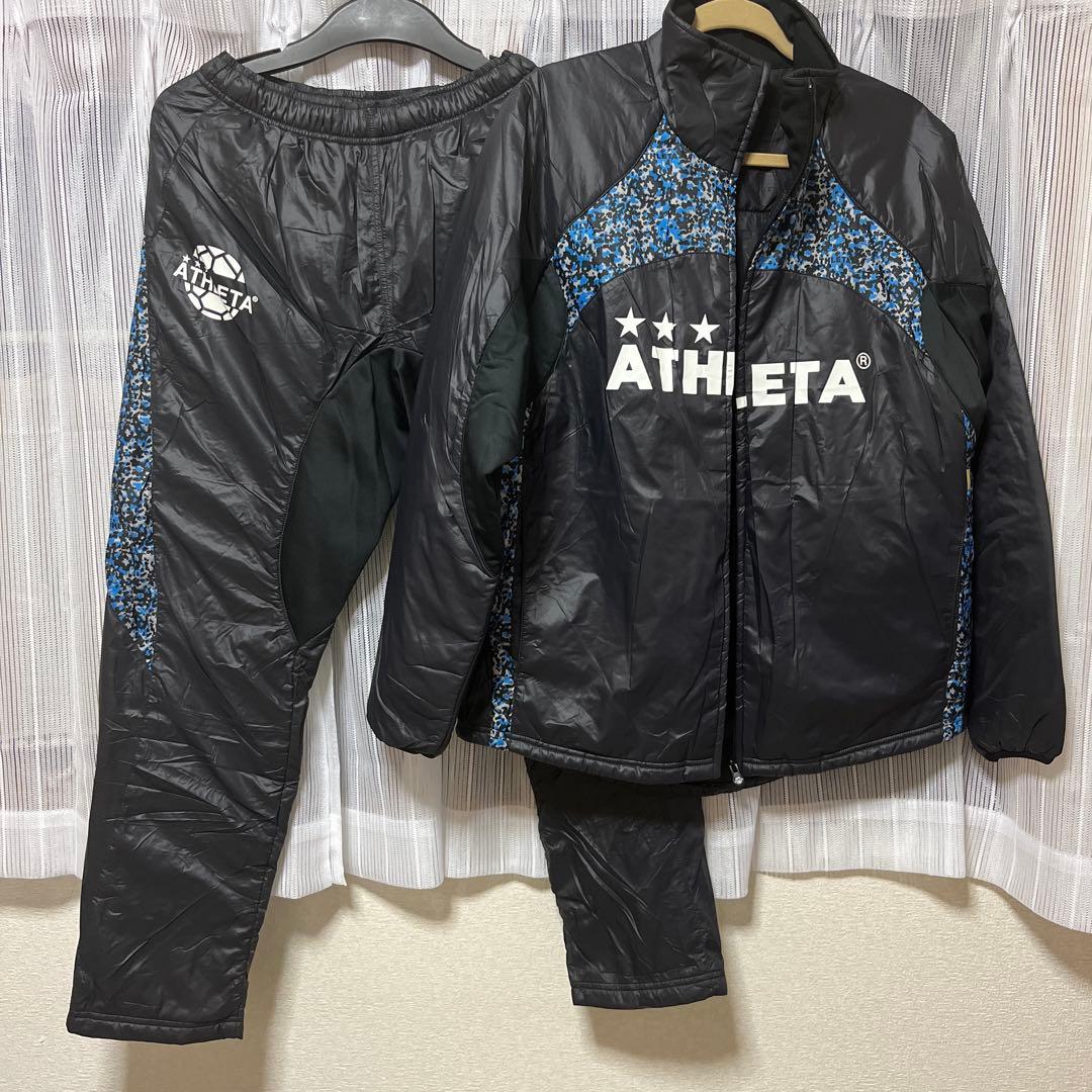ATHLETA 暖かい中綿入りピステ上下セット　Ｌサイズ